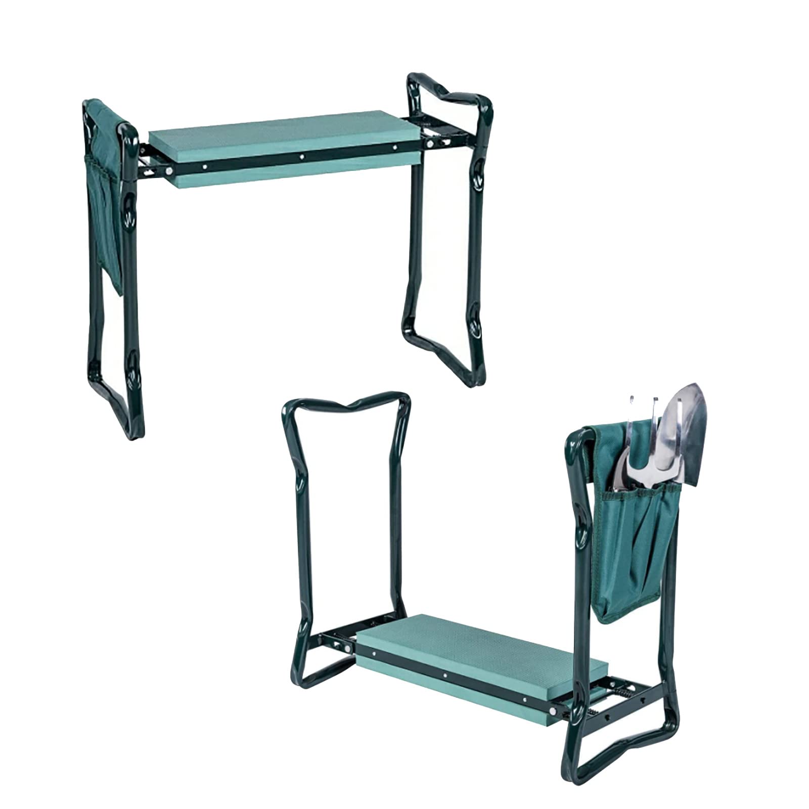 OFFICEJOY 2-in-1 Garden Kneeler & Seat – Foldable with Tool Pouch